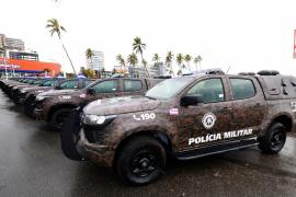 Polícia Militar da Bahia recebe novas viaturas