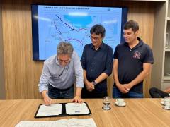 Serviços de segurança, pavimentação e abastecimento de água 