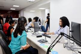 SAC inaugura unidade provisória no Salvador Norte Shopping para emissão da CIN. Foto: Laís Machado/GOVBA