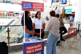 Blitz orienta passageiros sobre gratuidade do transporte no segundo turno das Eleições 2026
