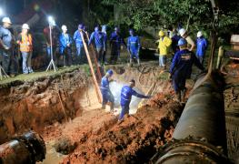 Embasa_conserto_tubulação_ vale do canela _leonardo góes