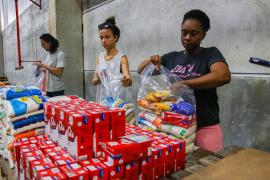 montagem de cesta básica bahia sem fome