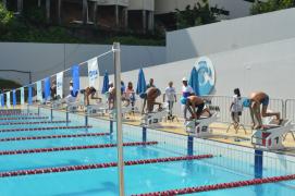 Piscina Olímpica da Bahia recebe 350 atletas para o Campeonato Baiano de Inverno de Natação Mirim a Sênior