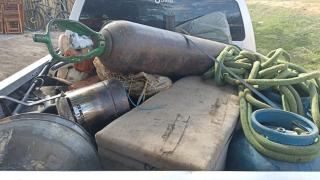 Equipe de fiscalização do Inema e PMBA apreende maquinário e interdita garimpo ilegal na região da Serra da Jacobina