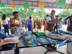 Brechó solidário Saeb - Bahia sem Fome