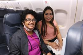 Voo inaugural Salvador Feira de Santana passageiras