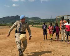 Oficial da PMBA retorna de missão da ONU na África