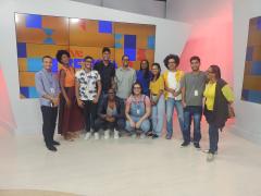 visita estagiários aratu e tve