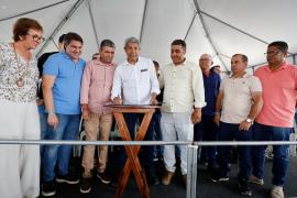 Segurança de São José do Jacuípe ganha reforço com a entrega de unidade conjugada das polícias; Estado também inaugurou obras de infraestrutura
