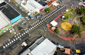 Polícia Militar recebe 130 novas viaturas para ampliar ações de segurança em Salvador e região metropolitana