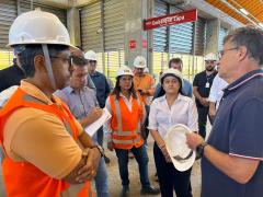 CTB realiza vistoria final do Tramo III e novo Terminal de Integração de Ônibus