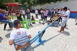 Escola de São Tomé de Paripe recebe Praça da Ciência, com equipamentos lúdico-científicos e inclusivos