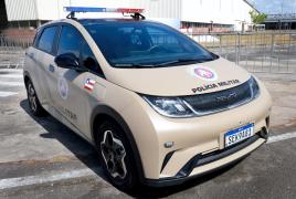 viatura PM carro elétrico BYD