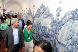 Com Flavio Dino, Jerônimo visita Igreja de São Francisco após restauração de azulejos portugueses realizada pelo Iphan