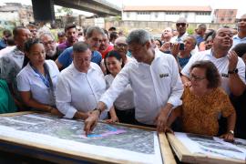 Governo entrega mais uma obra de contenção de encostas, neste domingo (29), no Alto do Peru