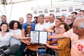 Governo entrega mais uma obra de contenção de encostas, neste domingo (29), no Alto do Peru