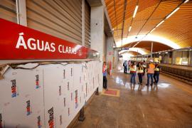 Governo do Estado realiza testes e vistoria final na estação Águas Claras do Metrô