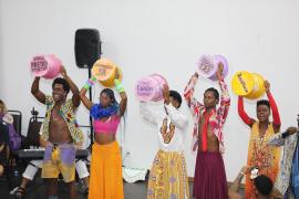 TV Pelourinho e Olodum apresentam o espetáculo Dois do sete, no auditório da SEC