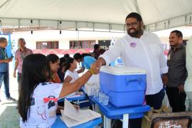 Secretário da SJDH acompanha atividades da Caravana de Direitos Humanos no território indígena de Barra Velha