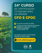 Adab realiza 34º Curso de Certificação Fitossanitária