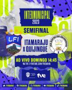 TVE transmite partida entre Itamaraju e Quijingue, na semifinal do Campeonato Intermunicipal de Futebol