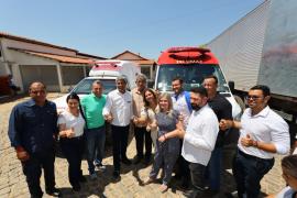Em Feira da Mata, Jerônimo entrega reforma de unidade de saúde e obras de desenvolvimento urbano