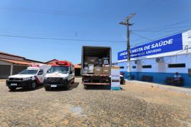 Em Feira da Mata, Jerônimo entrega reforma de unidade de saúde e obras de desenvolvimento urbano