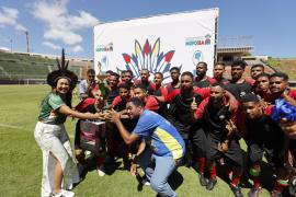 Seleção Pataxó Aktxurá Eoató é campeã da Copa Indígena de Futebol