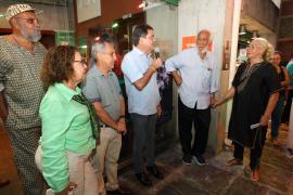SDE homenageia Juarez Paraíso e entrega restauração do mural Flor de Pedras