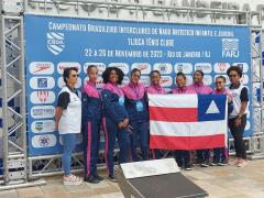 Alunas de projeto social conquistam quatro medalhas em Campeonato Brasileiro de Nado Artístico