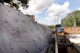 Obras de contenção de encosta levam tranquilidade a moradores de Pirajá e Liberdade, em Salvador