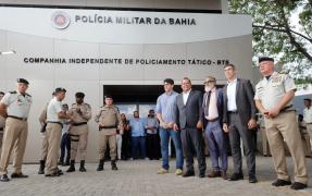 Governo inaugura a nova sede da Rondesp Baía de Todos-os-Santos, no bairro do Bonfim em Salvador