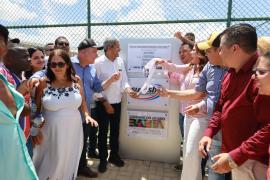 Ibicuí recebe nova escola, campo de futebol e obras de infraestrutura urbana do Governo do Estado