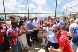 Ibicuí recebe nova escola, campo de futebol e obras de infraestrutura urbana do Governo do Estado