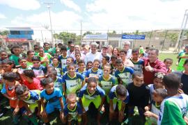 Ibicuí recebe nova escola, campo de futebol e obras de infraestrutura urbana do Governo do Estado