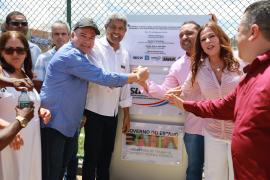 Ibicuí recebe nova escola, campo de futebol e obras de infraestrutura urbana do Governo do Estado