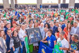 Governador Jerônimo participa de celebração do Natal dos Catadores, ao lado do presidente Lula
