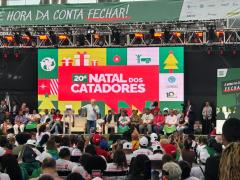 Governador Jerônimo participa de celebração do Natal dos Catadores, ao lado do presidente Lula