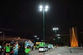 nova iluminacao de led CAB