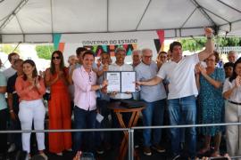 Governo inaugura obras e autoriza novos investimentos para saúde, infraestrutura e saneamento de Ruy Barbosa