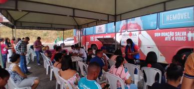 Sudesb e Hemoba realizam campanha de corrente solidária com coleta de sangue no dia 31 de janeiro no Estádio de Pituaçu
