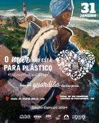 Iemanjá | Ação promove limpeza de praias e transformação de resíduos plásticos em arte