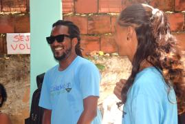 Secretarias de Estado visitam Ilha de Maré para conhecer projeto de placas acústicas ecológicas