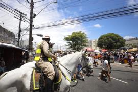 Dois mil policiais e bombeiros garantem uma segurança reforçada na Lavagem do Bonfim