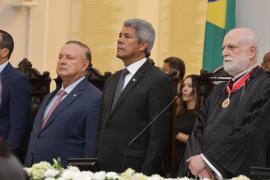 “Vamos continuar sendo parceiros”, afirma Jerônimo Rodrigues na posse da nova presidente do TJBA