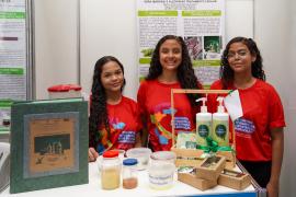 Estudantes de Boquira desenvolvem produtos capilares à base de aloe vera e alecrim