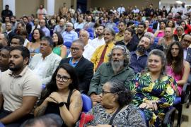 Reitor e vice-Reitor da Uesc tomam posse em cerimônia prestigiada pelo governador