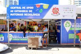 central de reciclagem carnaval