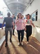 Secretária da Saúde vistoria equipamentos em hospital em Valença