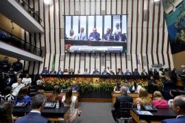 Na reabertura dos trabalhos na Alba, governador destaca ações para o desenvolvimento da Bahia